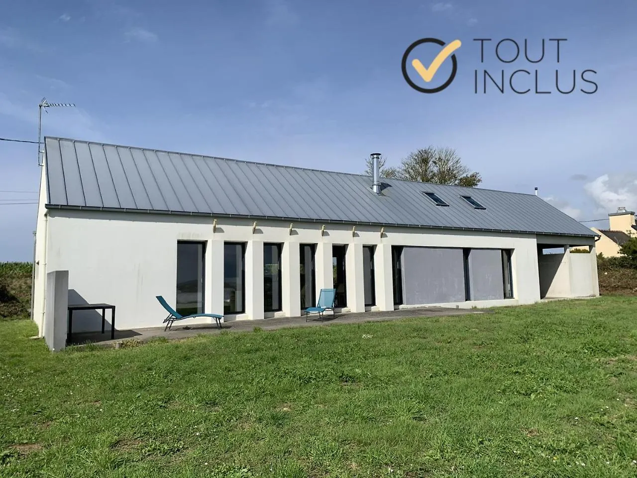 Nyaraló Ty Coum - Longere Moderne Avec Vue Sur L'Aber Villa Lannilis